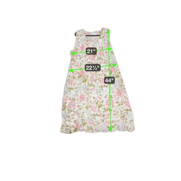 Ella Simone Cotton Floral Knit Nightgown Size 1X - Picture 5 of 10